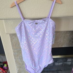 Cat & Jack Purple Kids Swim One Piece